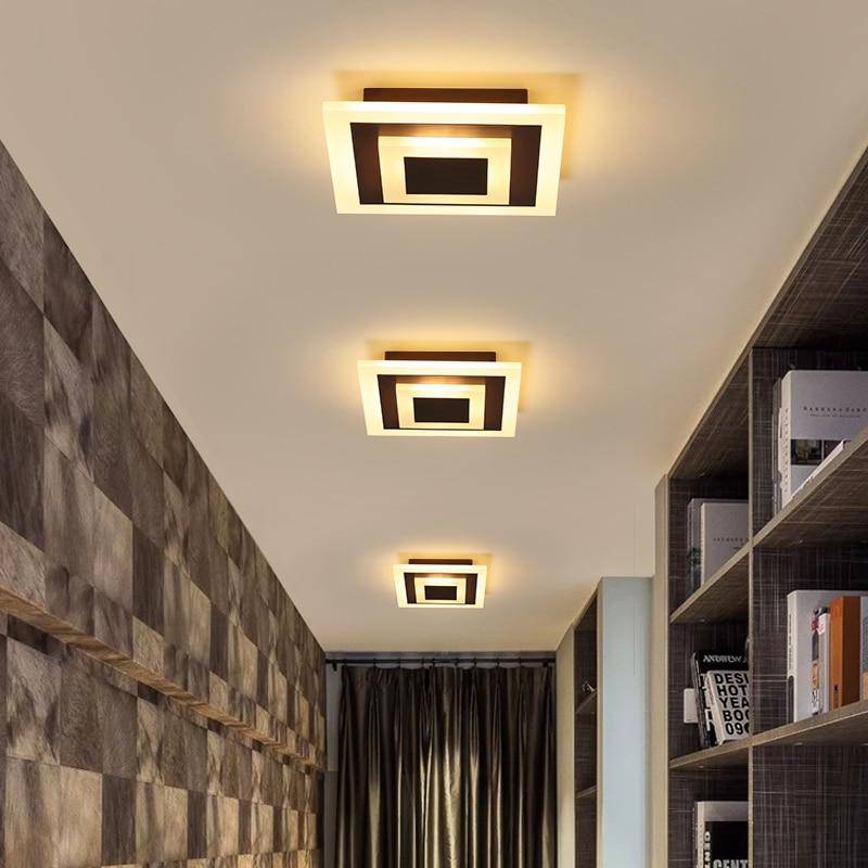 Plafonnier carré LED Dormitorio