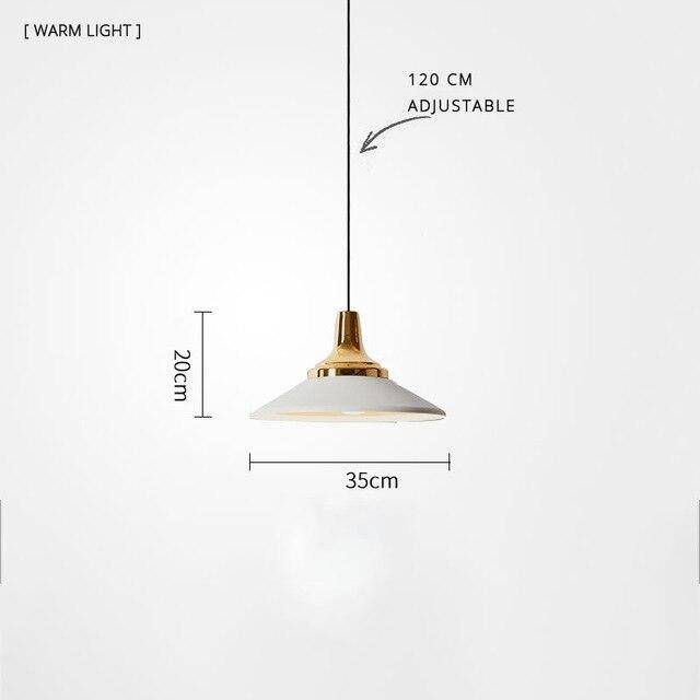 Lámpara de suspensión Moderno LED de metal y base de metal