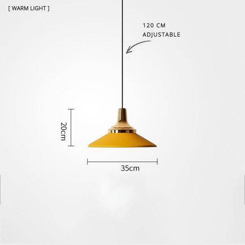 Suspension LED moderne en métal et base métalique - vue 15 sur 19
