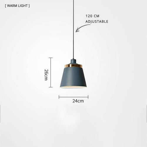 Suspension LED moderne en métal et base métalique - vue 5 sur 19