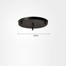 Suspension LED moderne en métal et base métalique
