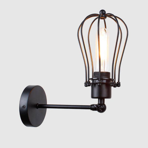 wall lamp vintage cage mural
