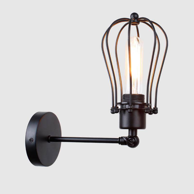 Applique murale cage vintage