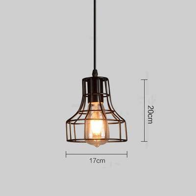 Lámpara de suspensión Jaula de LED de diferentes formas Industrial