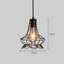 Suspension LED cage de différentes formes Industrial