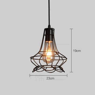 Lámpara de suspensión Jaula de LED de diferentes formas Industrial