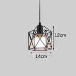 Suspension LED cage de différentes formes Industrial