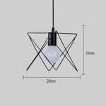 Suspension LED cage de différentes formes Industrial