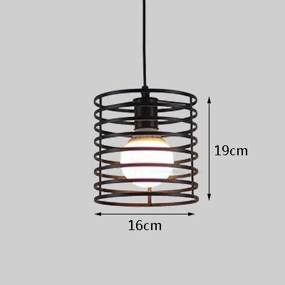 Lámpara de suspensión Jaula de LED de diferentes formas Industrial