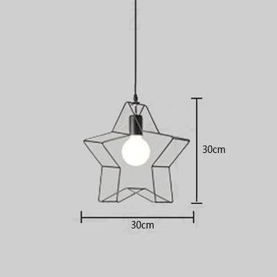 Lámpara de suspensión Jaula de LED de diferentes formas Industrial