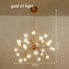 Lustre LED design arbre à branche et boules en verre