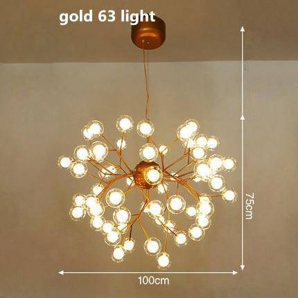 LED chandelier design tree with branch and glass balls