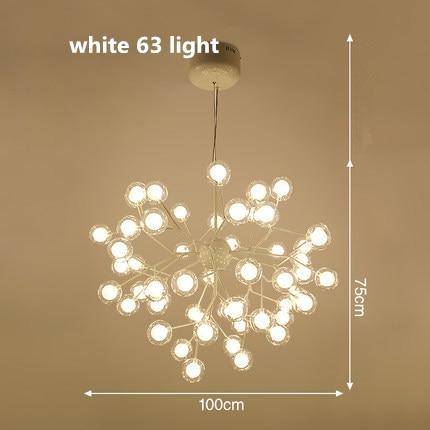 LED chandelier design tree with branch and glass balls