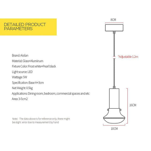 Suspension design élégante à LED Artistic - vue 7 sur 7