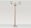 Lampadaire design LED doré Illumination