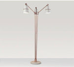 Lampadaire design LED doré Illumination