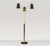 Lampadaire design LED doré Illumination