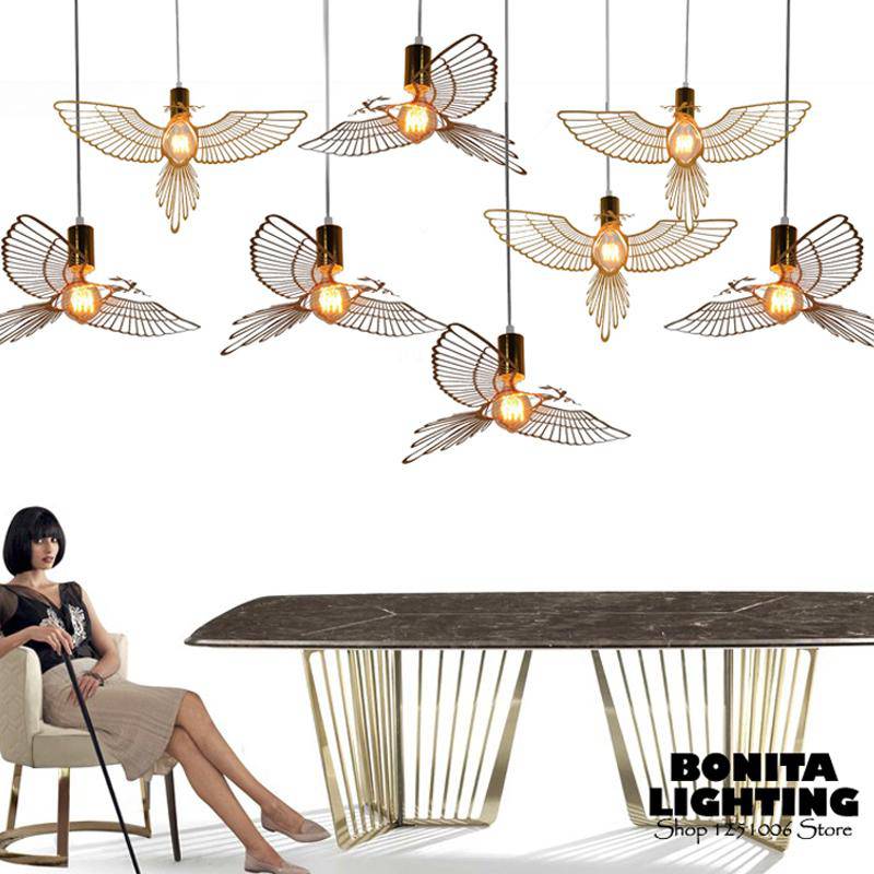 Suspension design en forme d'oiseaux Pigeon - vue 3 sur 2