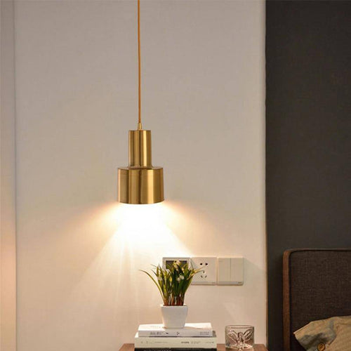 Lámpara de suspensión design LED dorado Lujo