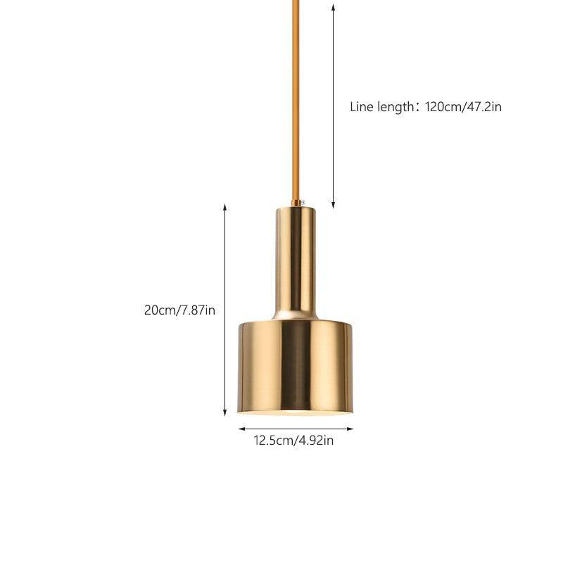 Lámpara de suspensión design LED dorado Lujo