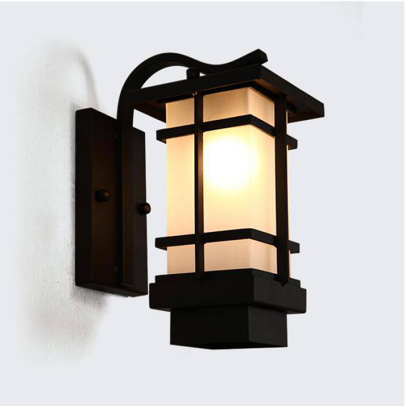 Applique murale à LED rustique noire style Garden - vue 4 sur 5
