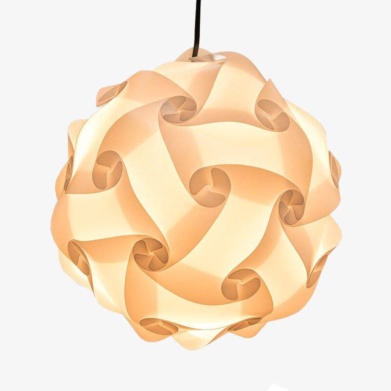pendant light LED design in white ball Millenium style