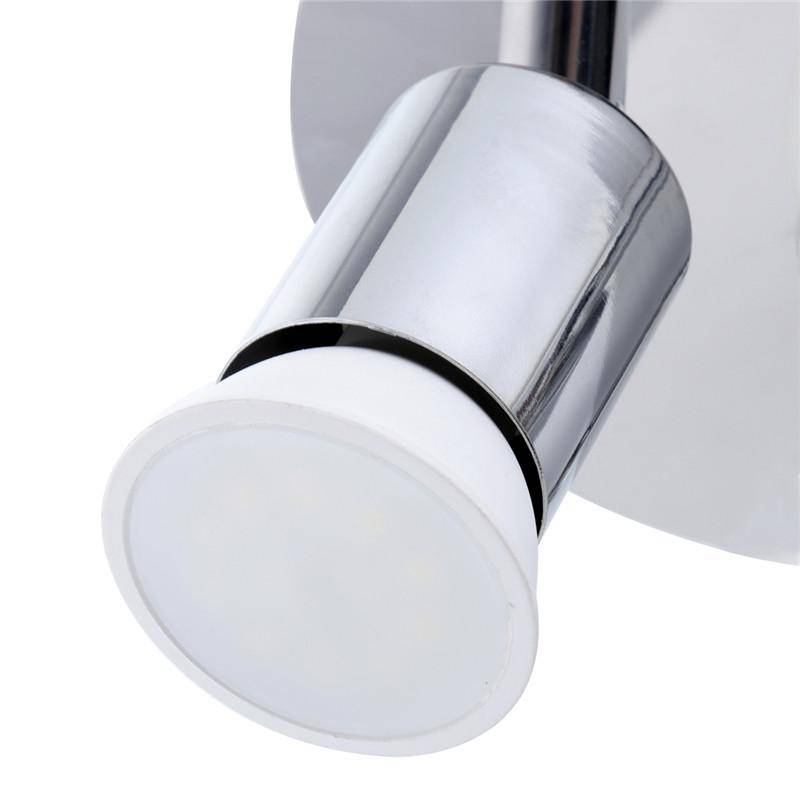 Plafonnier à 3 spots LED chromé moderne - vue 6 sur 10