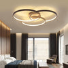 Plafonnier design LED rosace trois cercles Bwart