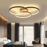 Plafonnier design LED rosace trois cercles Bwart