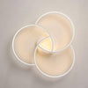 Plafonnier design LED rosace trois cercles Bwart