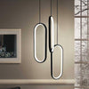 Suspension LED design ovales