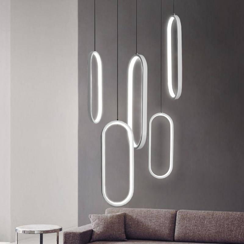 pendant light LED oval design