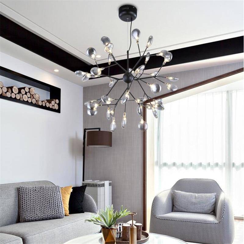 Lustre design LED arbre à branches Leaf - vue 7 sur 12