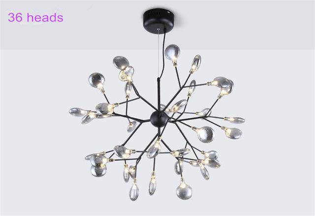 Lustre design LED arbre à branches Leaf