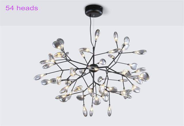 Lustre design LED arbre à branches Leaf