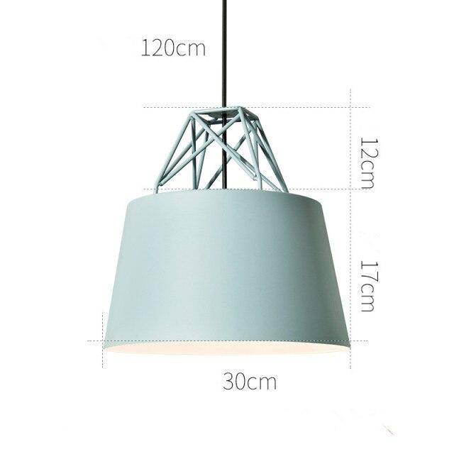 Suspension design à LED avec abat-jour en métal coloré Morning - vue 8 sur 8