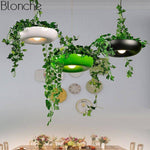 Suspension moderne arrondie pour plante Pot