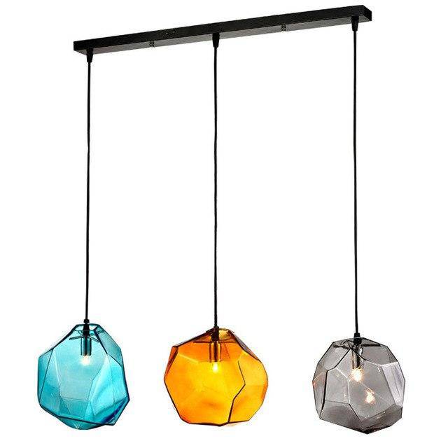 pendant light Colorful crystal design