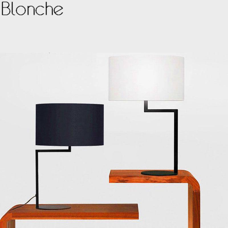 Lampe à poser à LED avec abat-jour arrondi Cloth