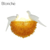 Applique LED en forme de nid d'oiseaux