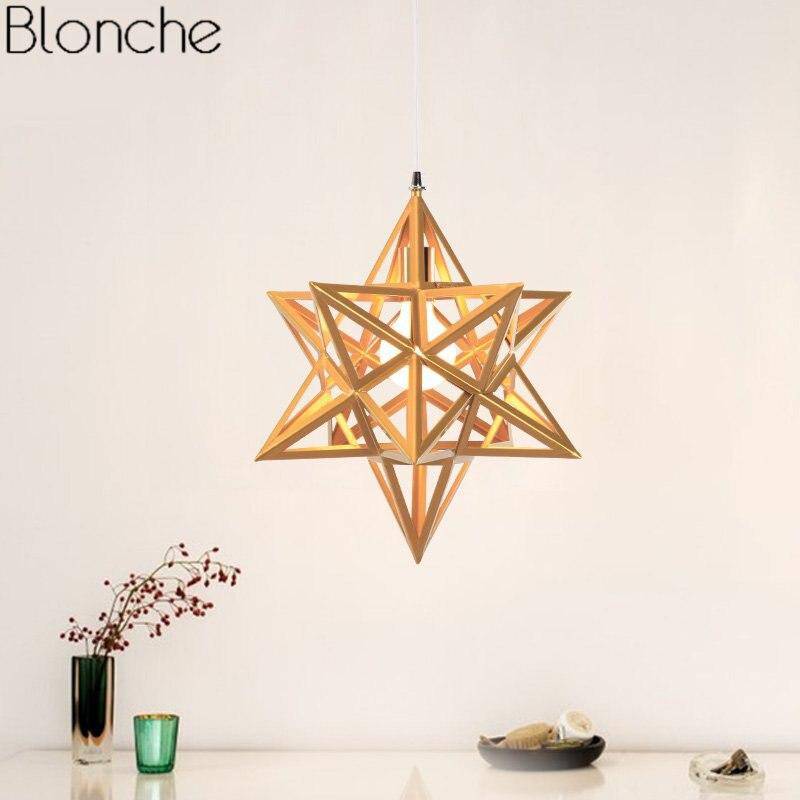 Suspension design LED en forme d'étoile Galaxie