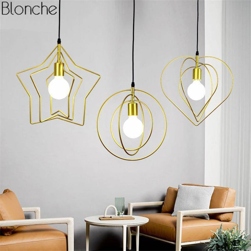 Suspension LED à plusieurs formes ajustables