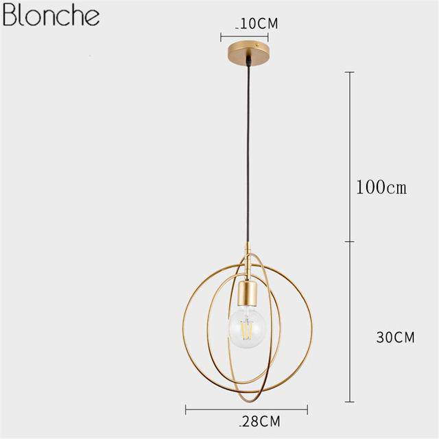 Suspension LED à plusieurs formes ajustables