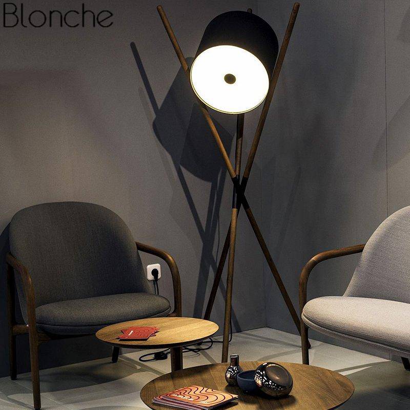 Floor lamp Nordic LED tripod design