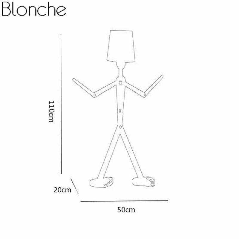 Lampadaire bonhomme moderne à LED - vue 3 sur 5
