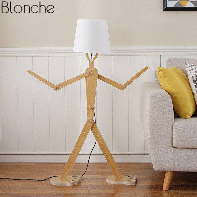 Lampadaire bonhomme moderne à LED - vue 4 sur 5