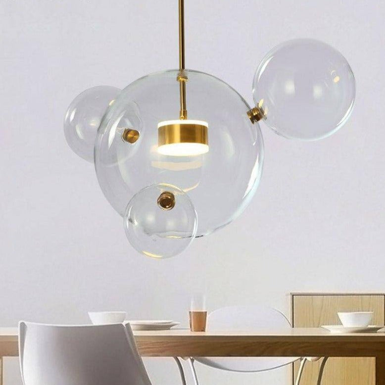 pendant light LED design with several glass balls Loft