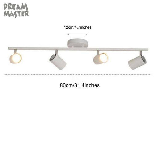 Barre spots LEDs ajustables moderne