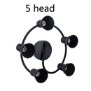Plafonnier à spots LEDs ajustable noir (plusieurs formes)