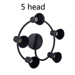 Plafonnier à spots LEDs ajustable noir (plusieurs formes)
